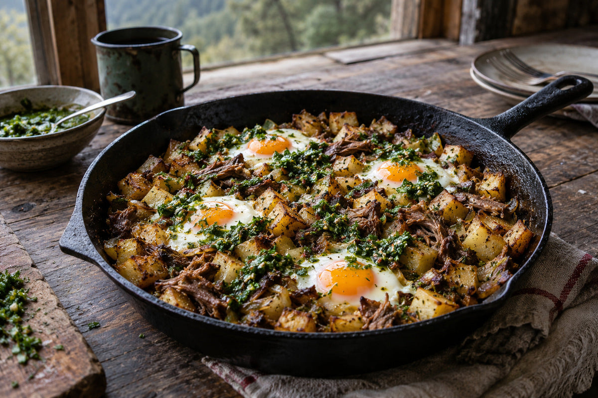 Lamb & Mint Breakfast Hash
