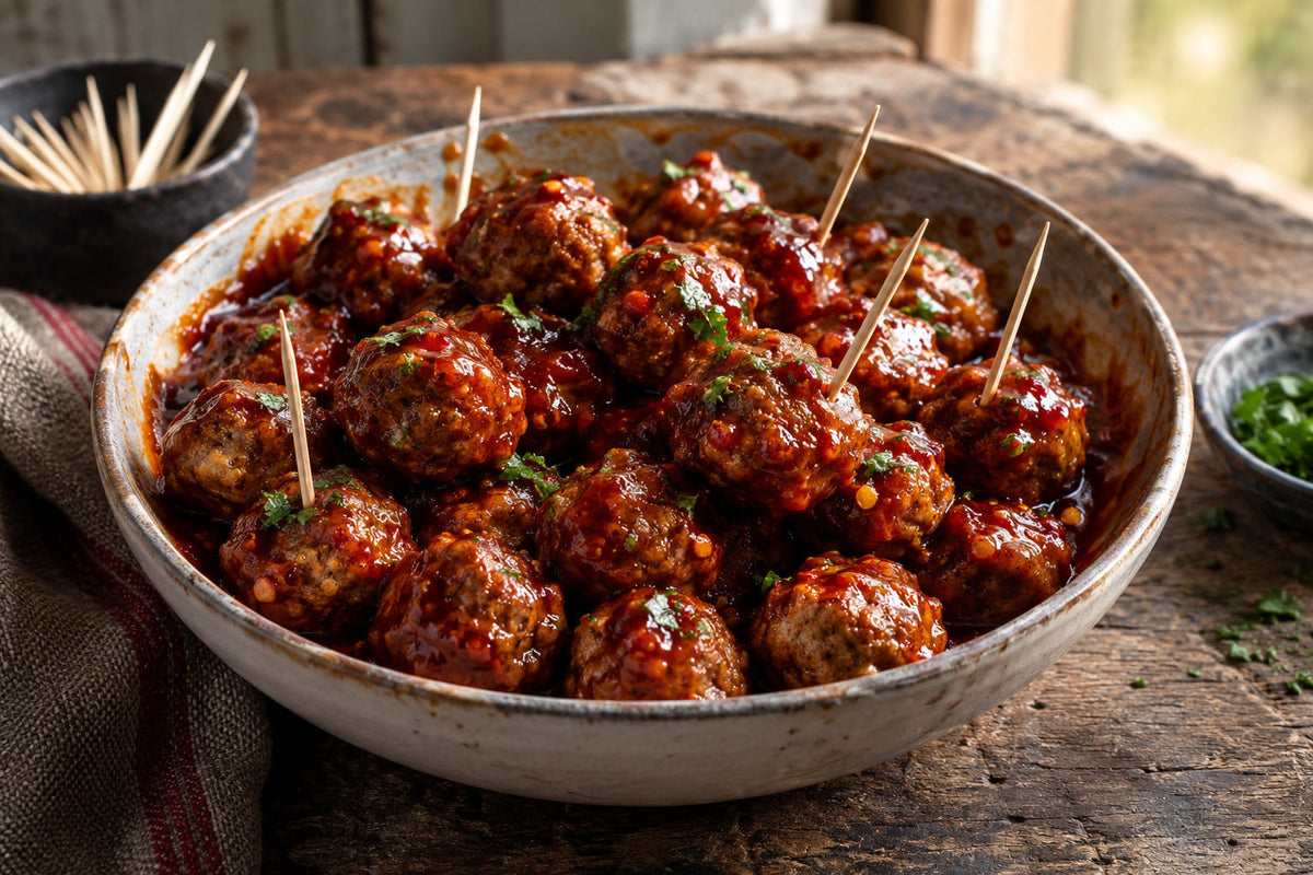 Smokin' Chilli Meatballs
