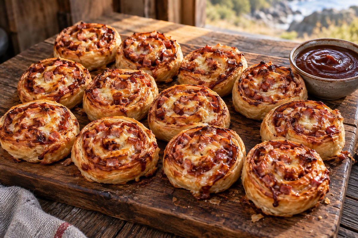 Bonfire Pizza Scrolls