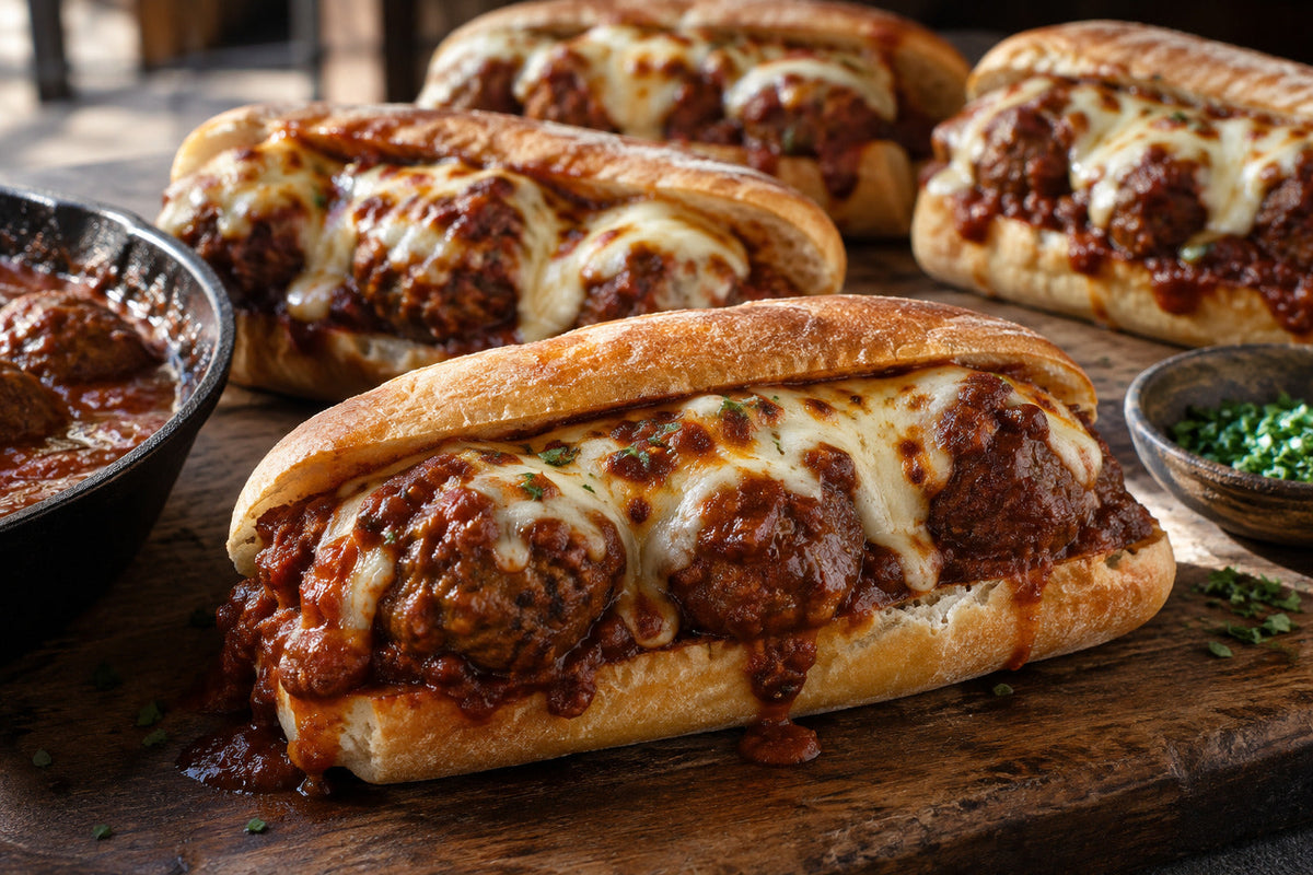 Wild Meat Cheesy Meatball Sub