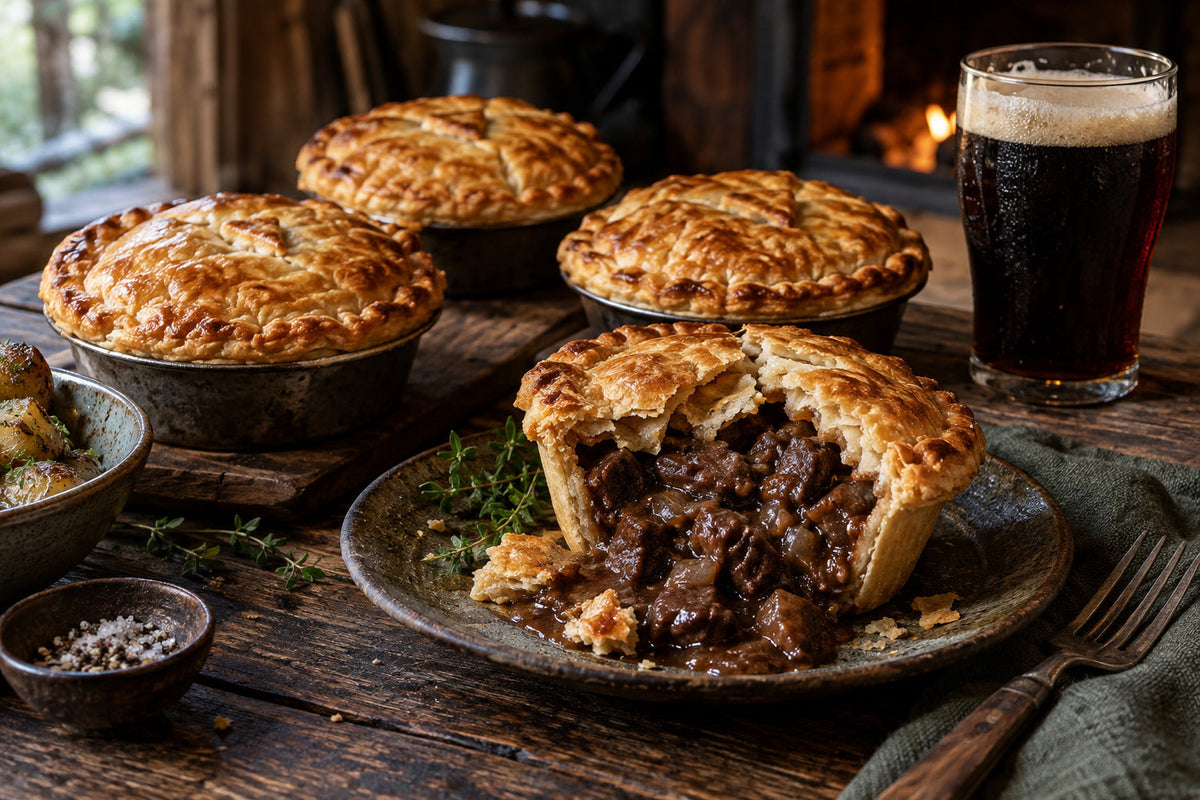 Venison Pie 'n Beer