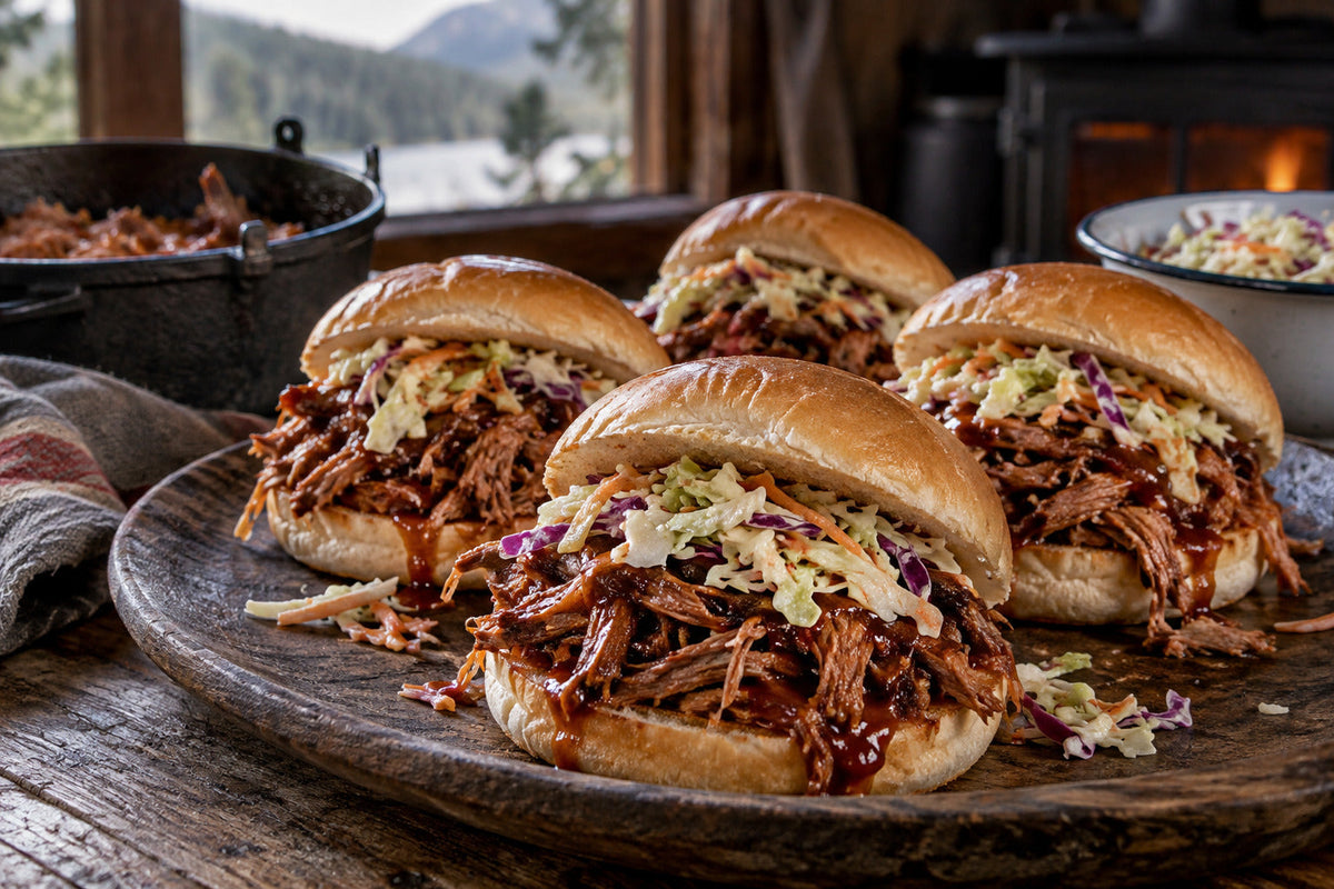 Wild Pork Pulled Roll with Bonfire BBQ