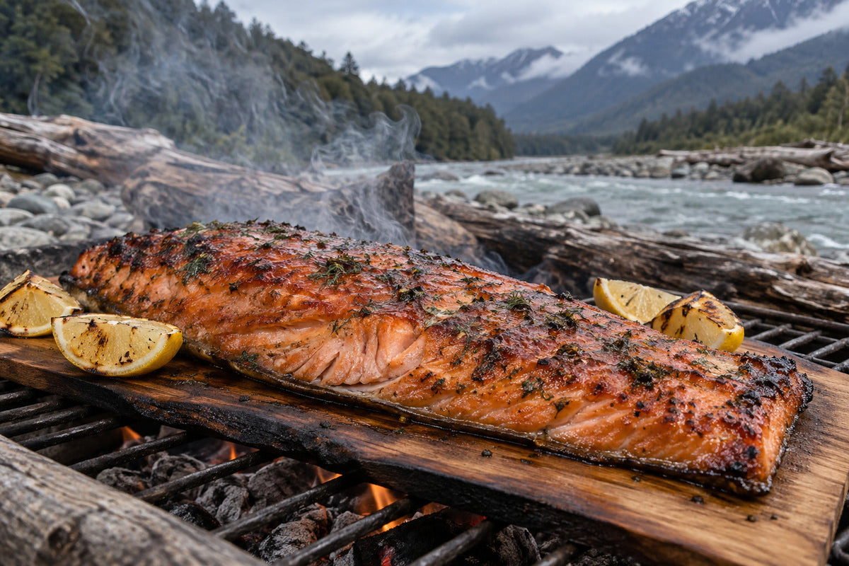 Bonfire Planked Salmon