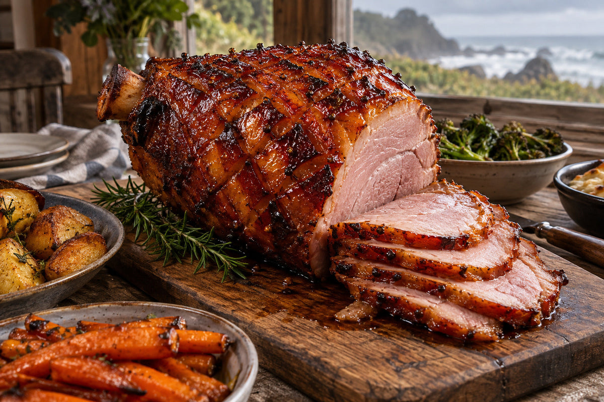 Gluten-Free Bonfire Glazed Ham