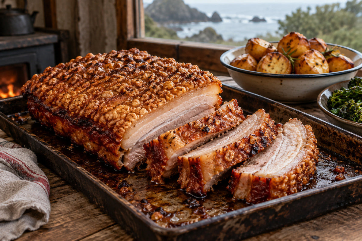 Smoked Chilli Roast Pork Belly