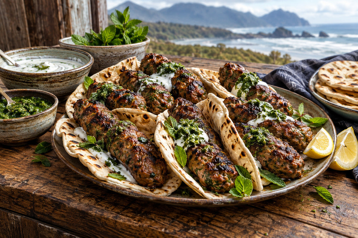 Lamb Koftas with Forking Mint