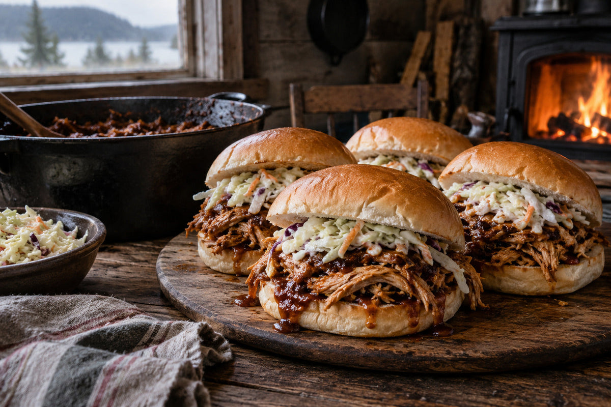 Pulled Chicken Buns