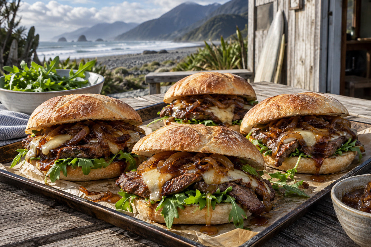 Wild Meat Steak & Onion Burger