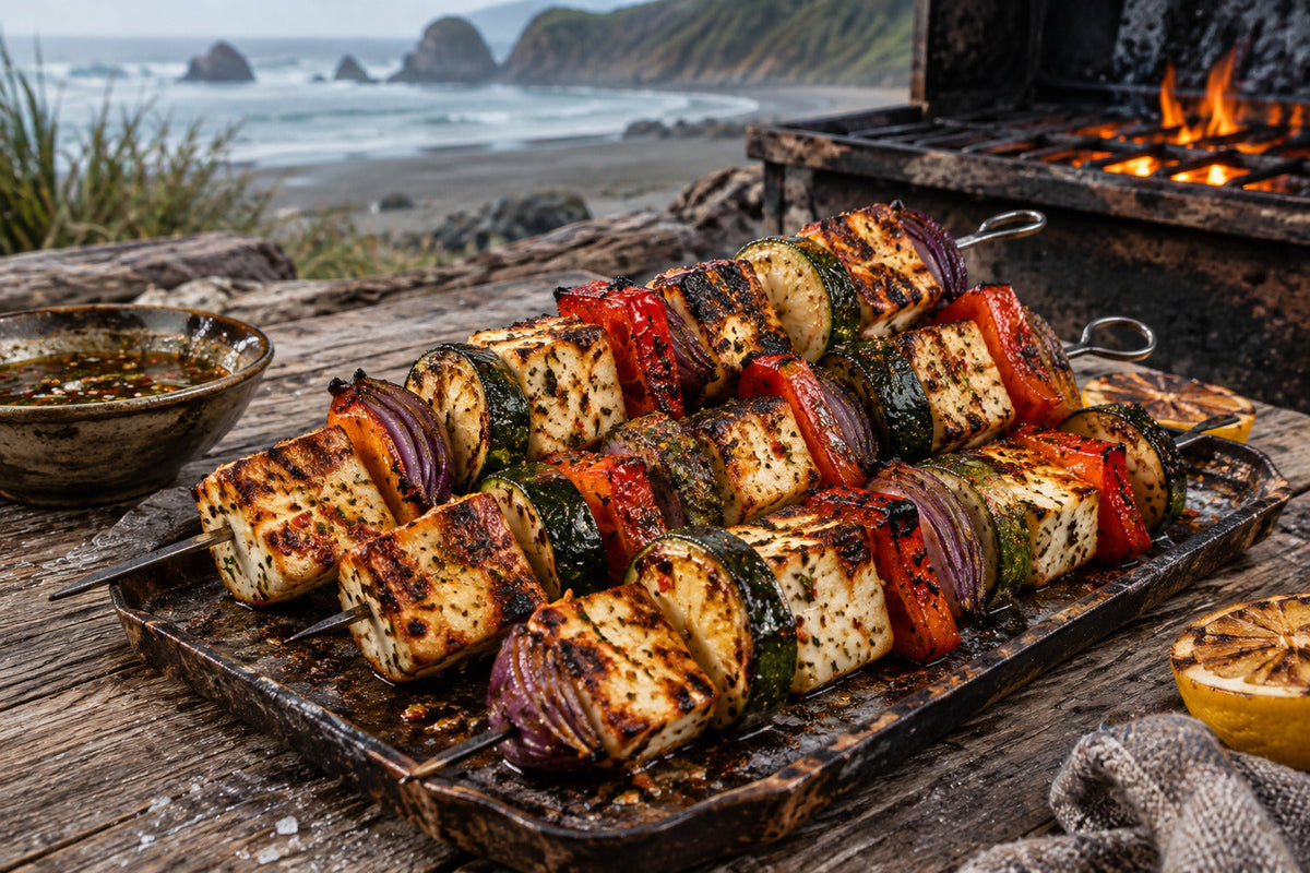 Smoked Chilli Haloumi & Veg Marinade