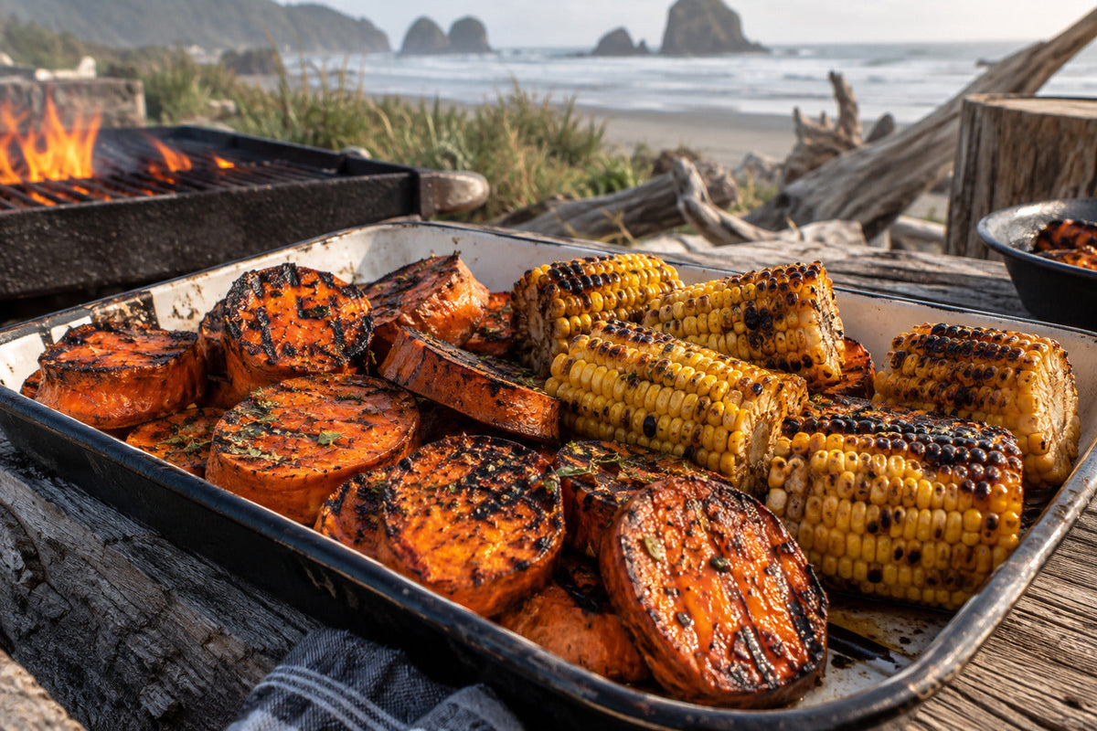 Bonfire Kūmara & Corn Marinade