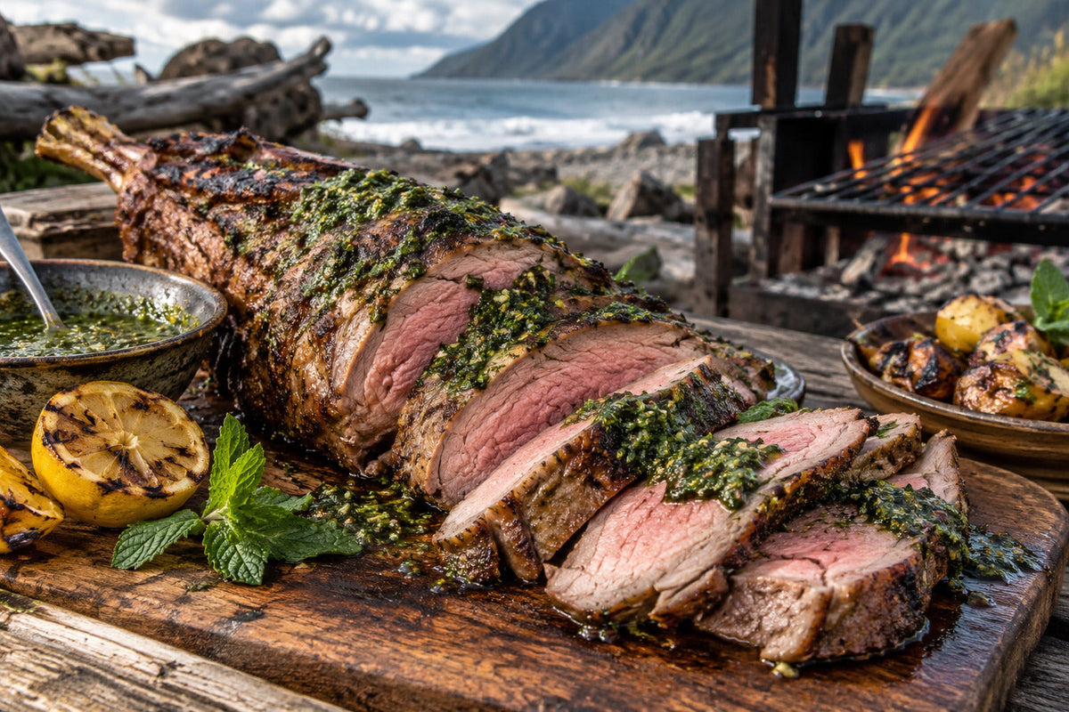 Forking Mint Butterflied Lamb Leg Marinade