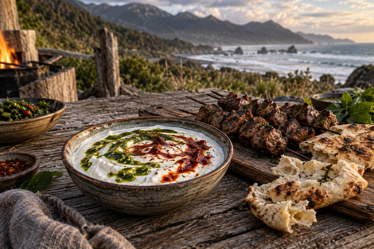 Smoked Chilli & Mint Yoghurt Swirl