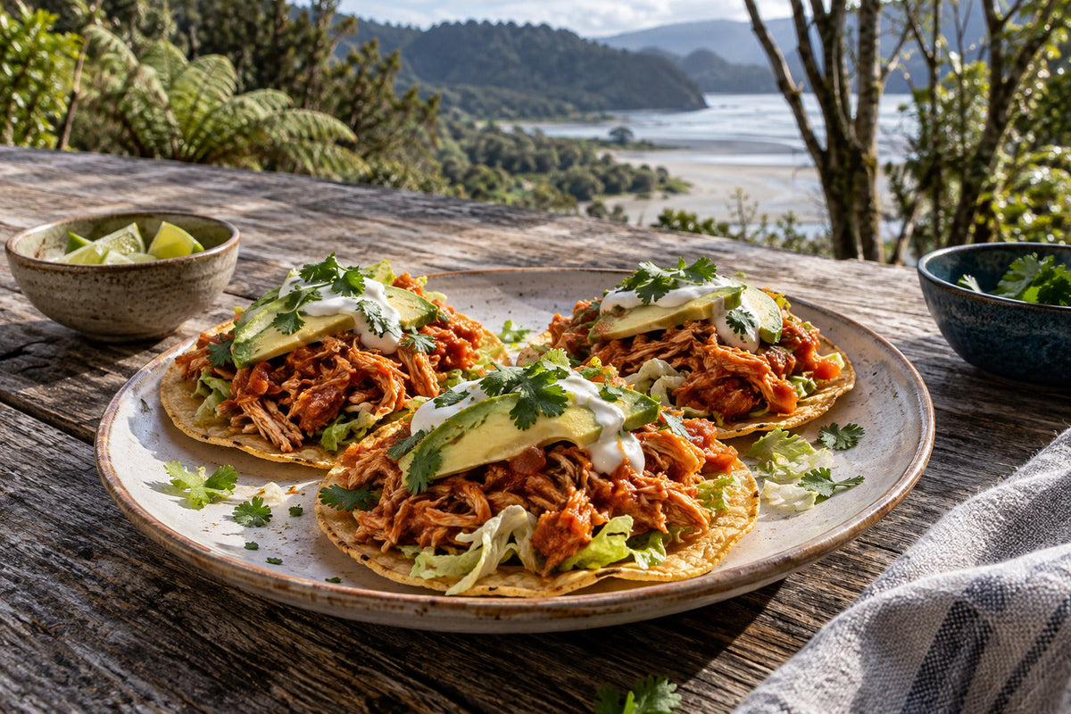 Chicken Tinga Tostadas