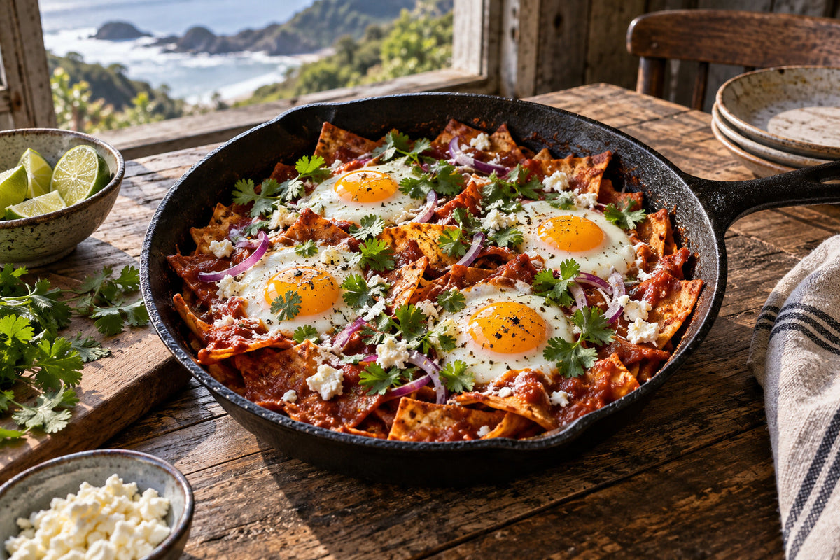 Chilli Lime Breakfast Chilaquiles