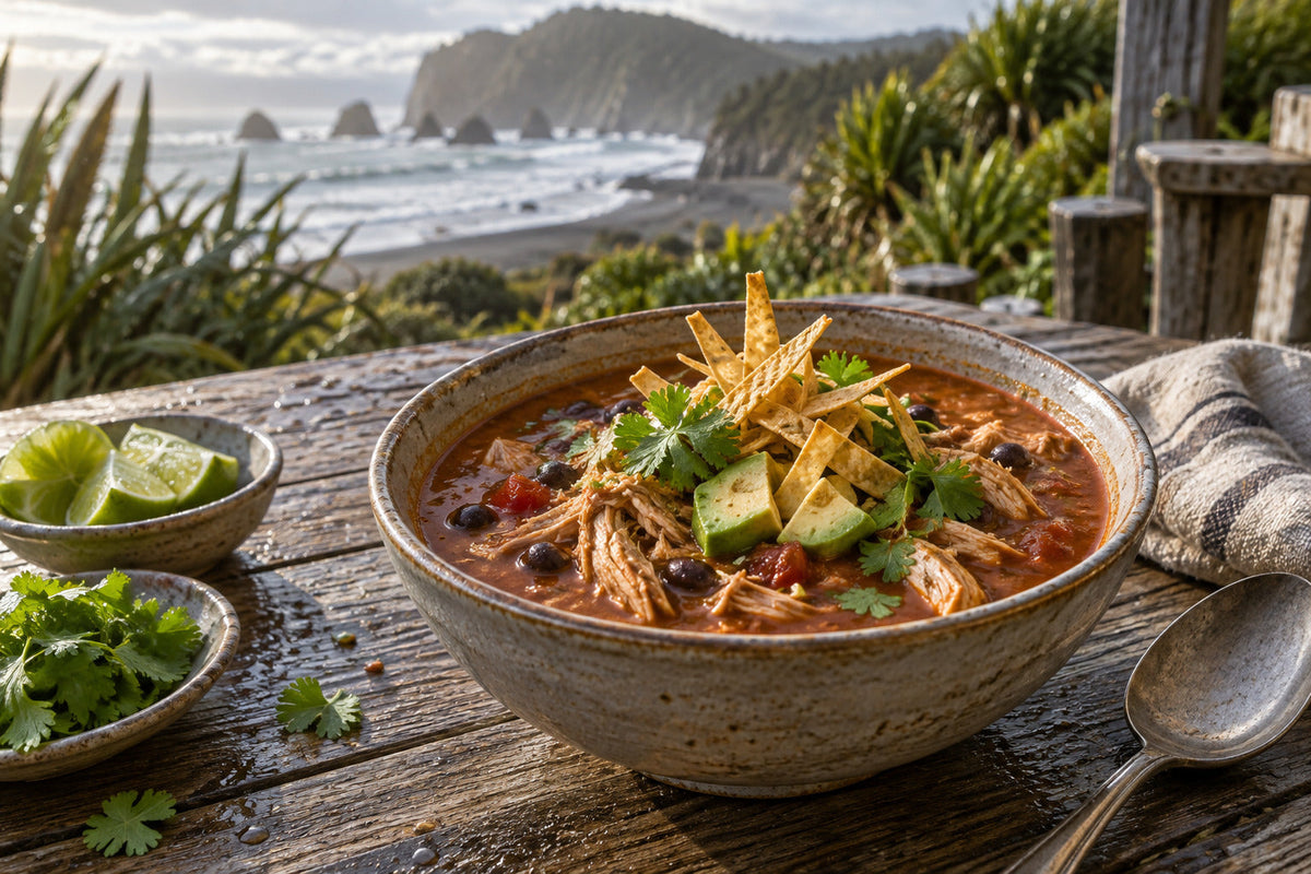 Smoked Chilli Chicken Tortilla Soup