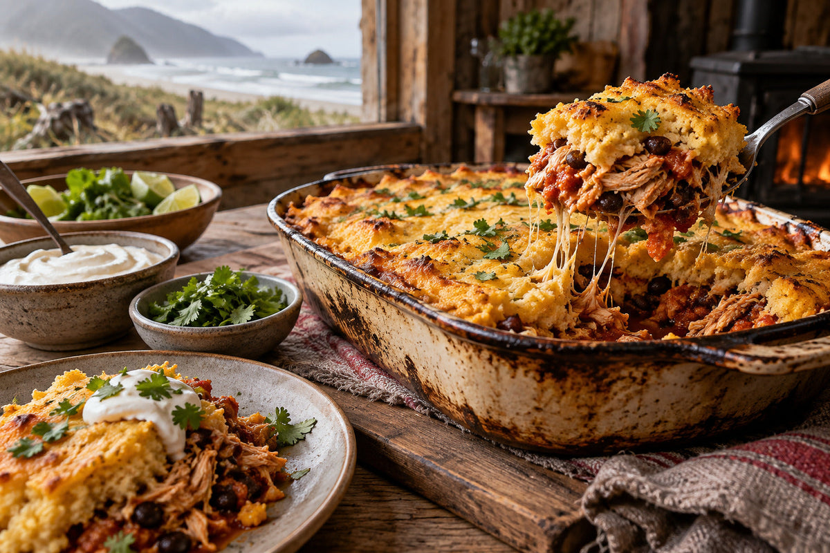 Smoked Chilli Chicken Tamale Pie