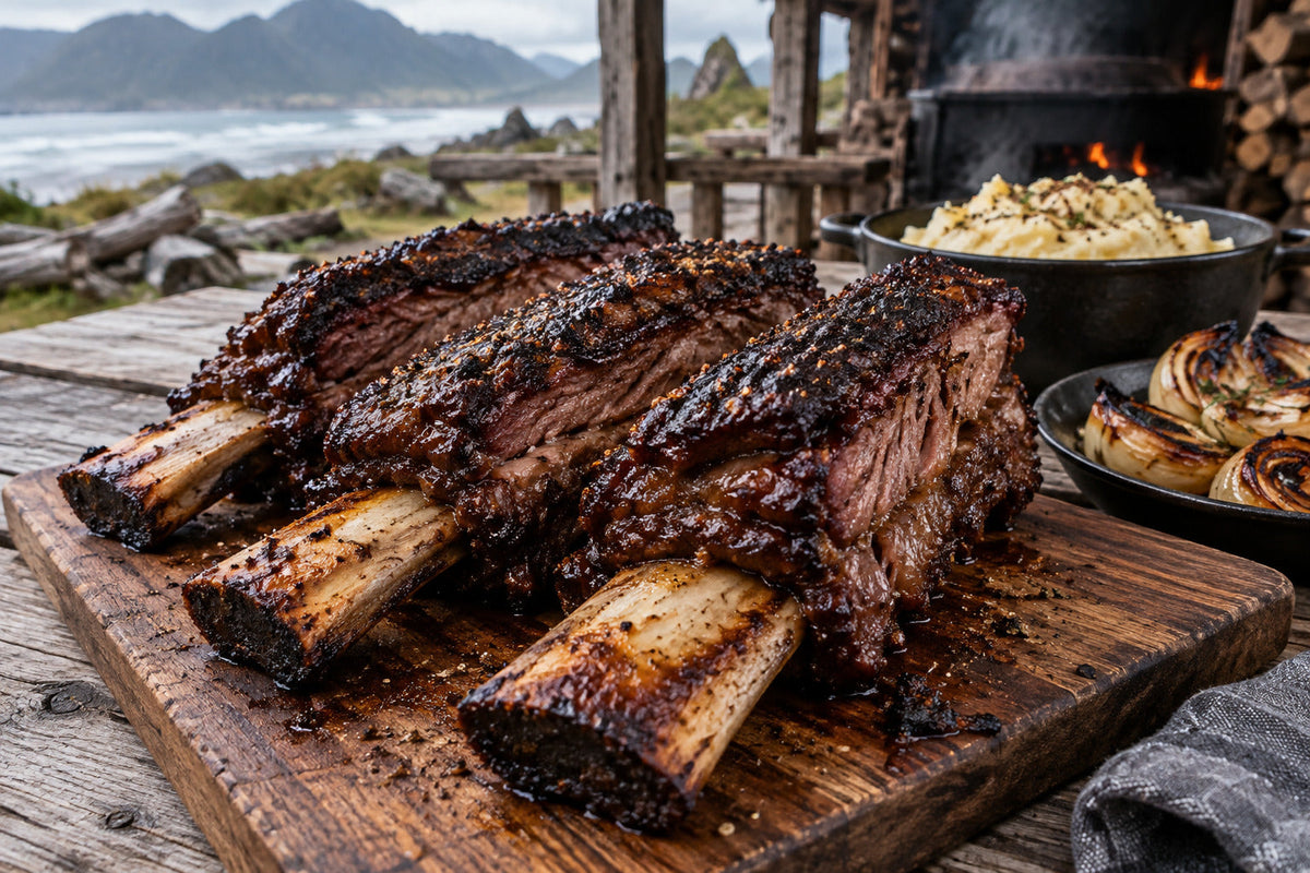 Gluten-Free Wild Meat Beef Short Ribs on the Bone