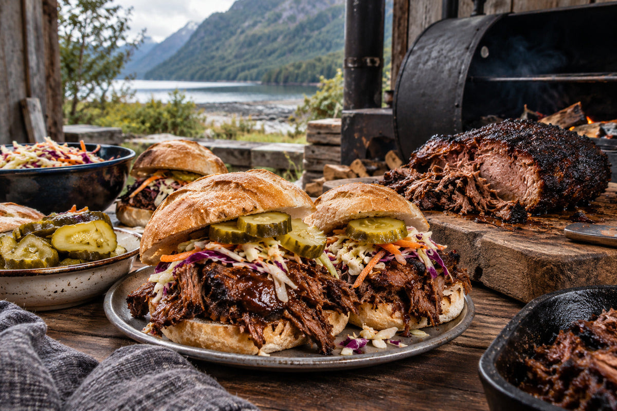 Wild Meat Smoked Chuck Roast Sandwiches