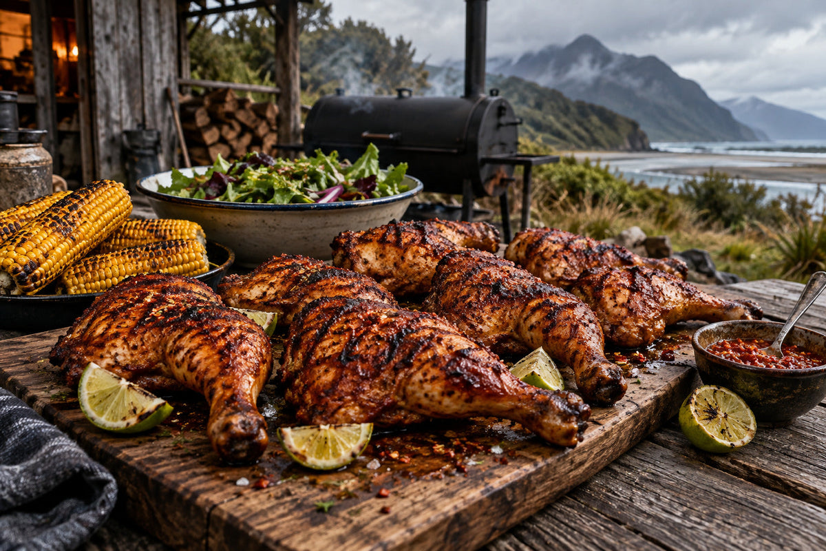 Smoked Chilli Chicken Quarters with Lime