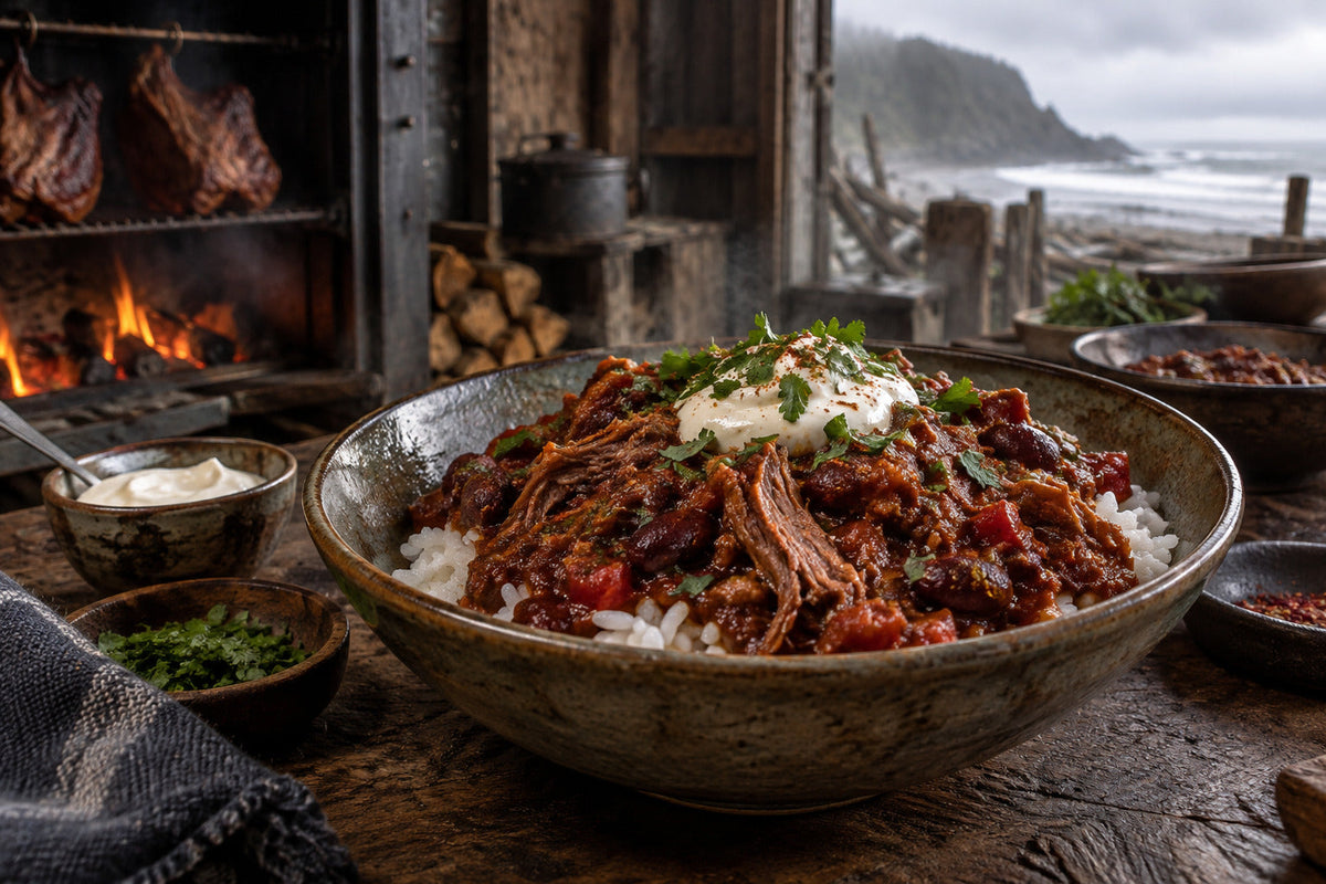 Smoked Chilli Lamb Shoulder Chilli