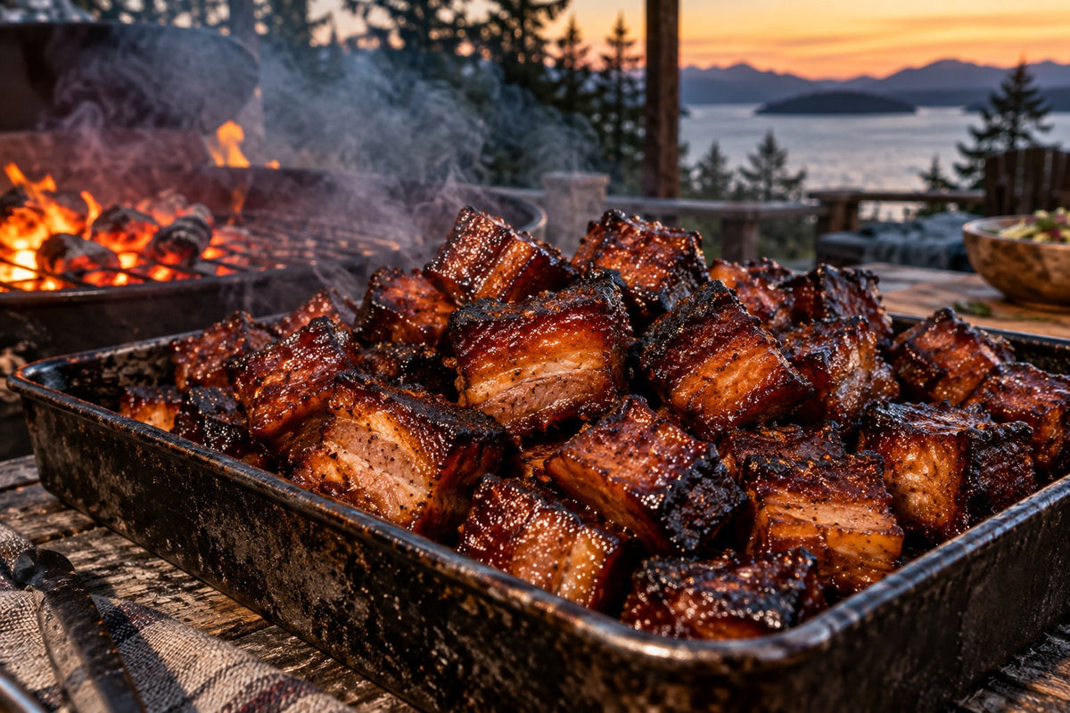 Bonfire Wild Pork Belly Burnt Ends