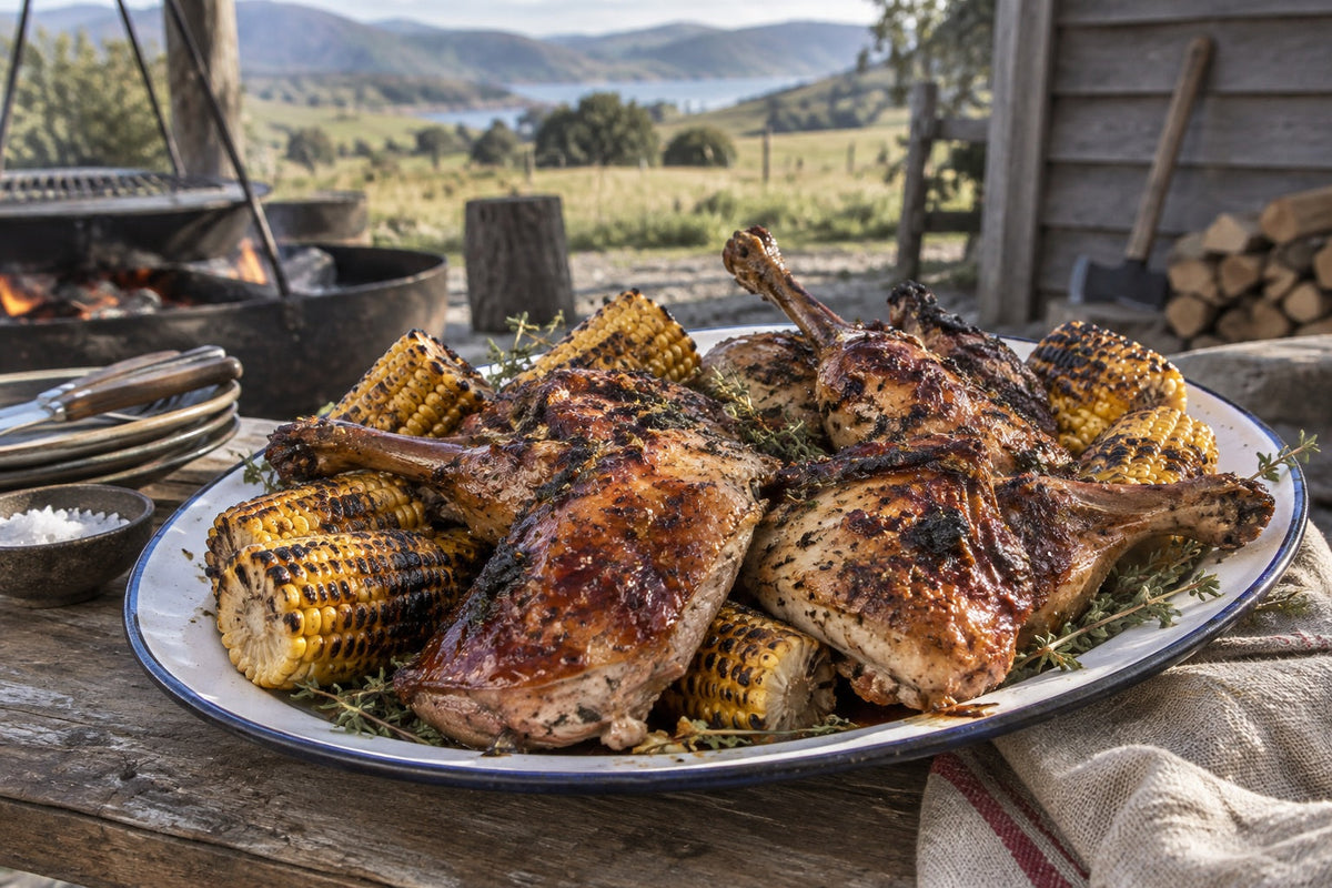 Bonfire Pheasant BBQ Quarters
