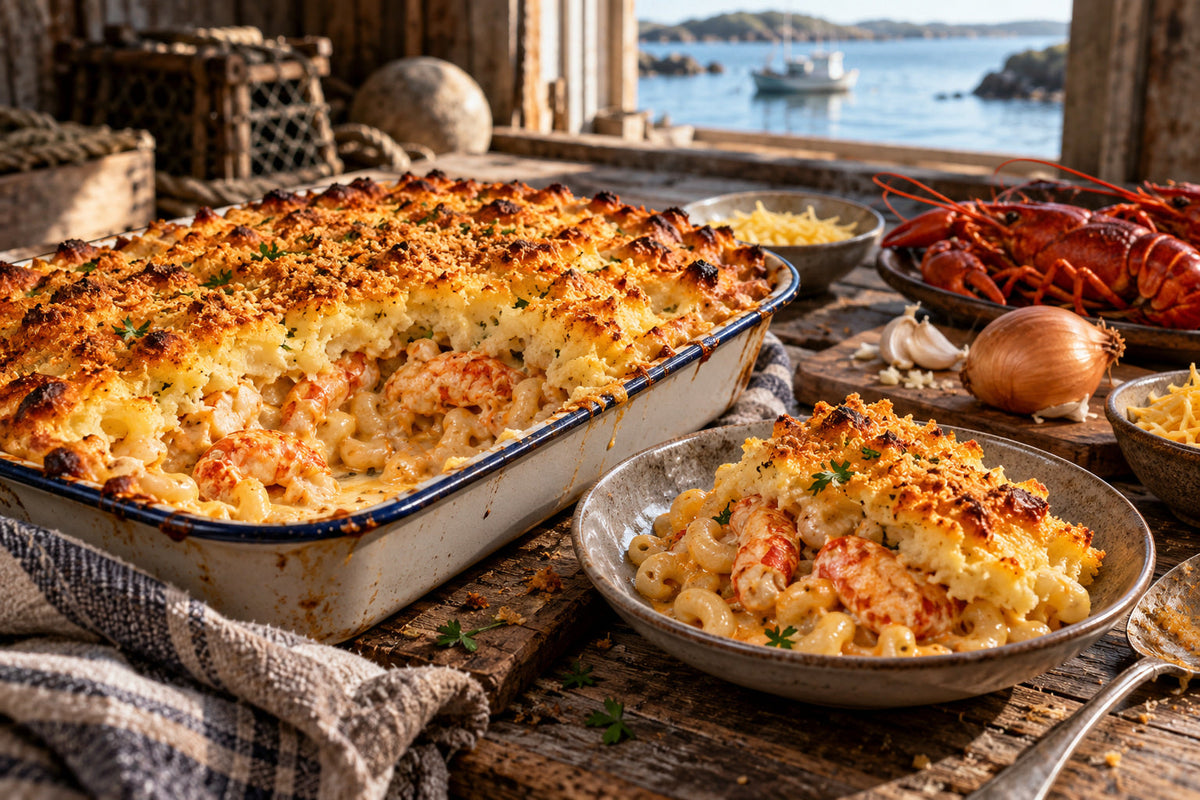Crayfish Macaroni Cheese with Smoked Chilli