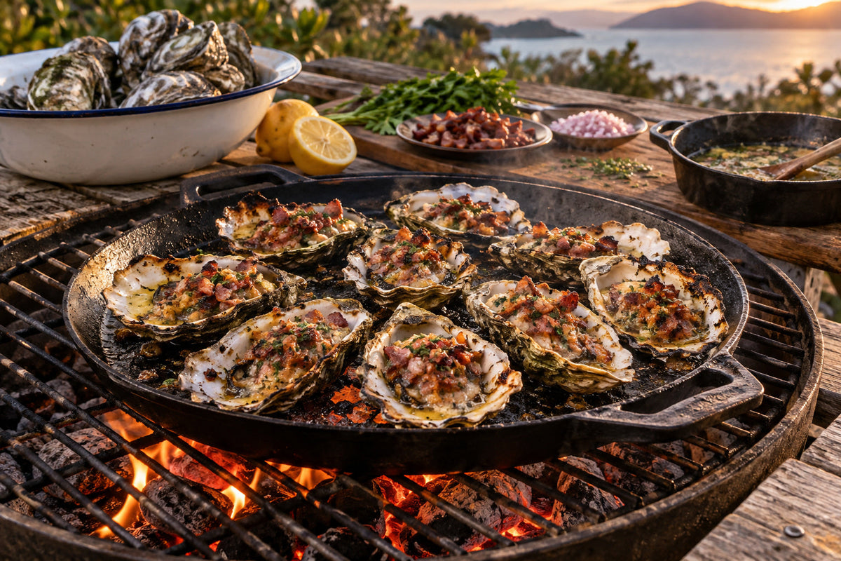 Bonfire Oyster Kilpatrick
