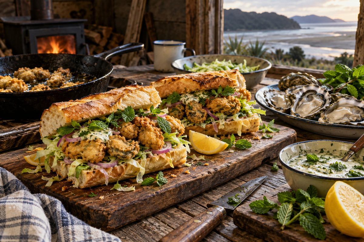 Forking Mint Oyster Po Boys