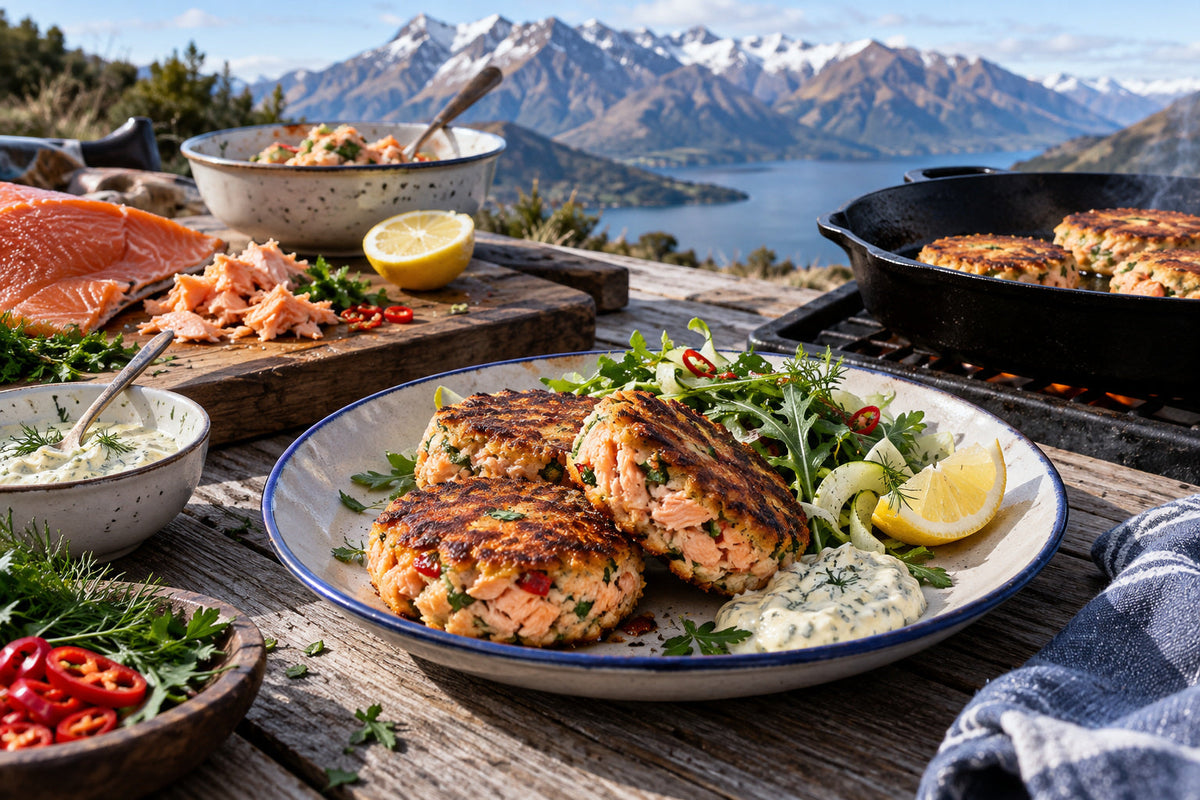 Smoked Chilli Salmon Fishcakes
