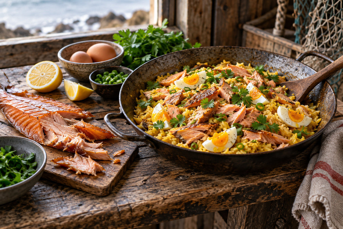 Smoked Chilli Trout Kedgeree