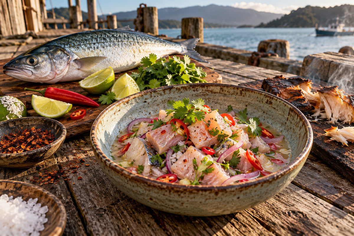 Smoked Chilli Kahawai Ceviche