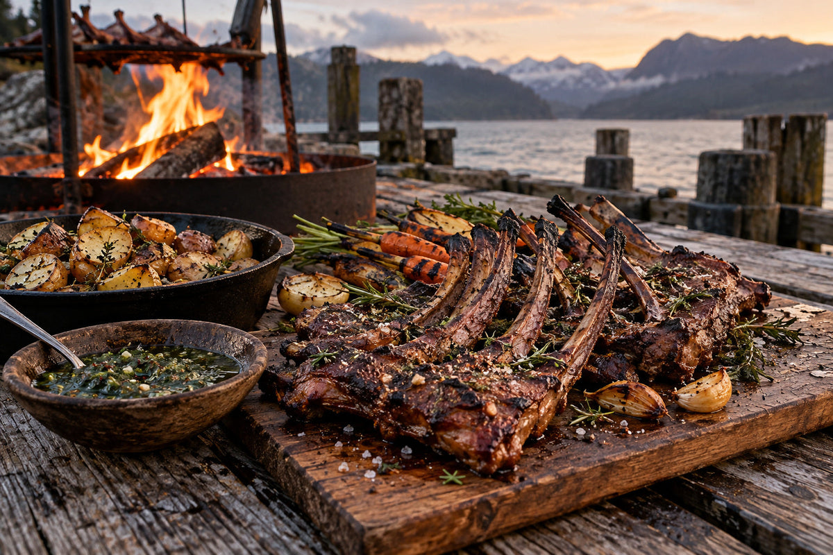 Bonfire Hare Ribs