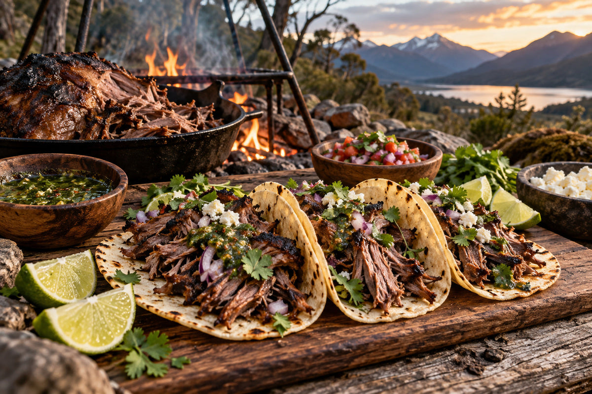 Bonfire Tahr Shoulder Tacos