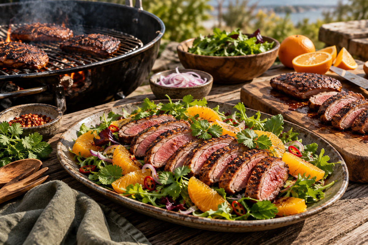 Smoked Chilli Duck and Orange Salad
