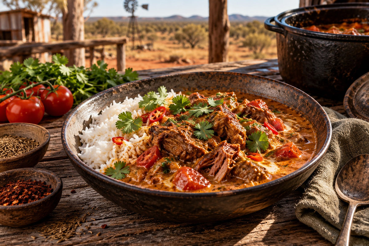 Feral Goat Curry with Smoked Chilli