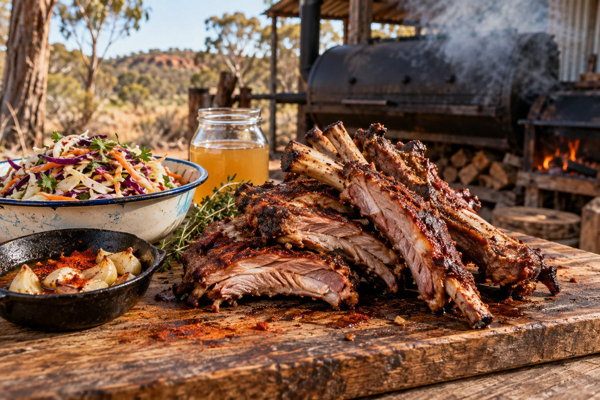 Bonfire Goat Ribs