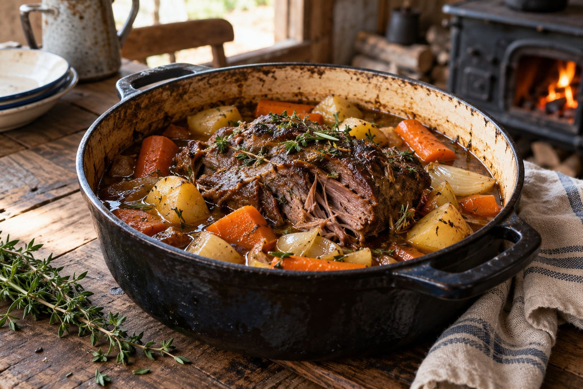 Wild Meat Goat Shoulder Pot Roast
