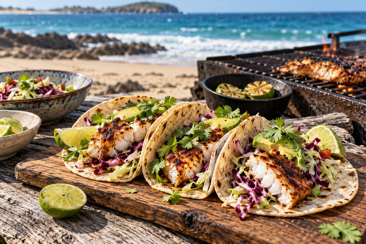 Smoked Chilli Snapper Tacos