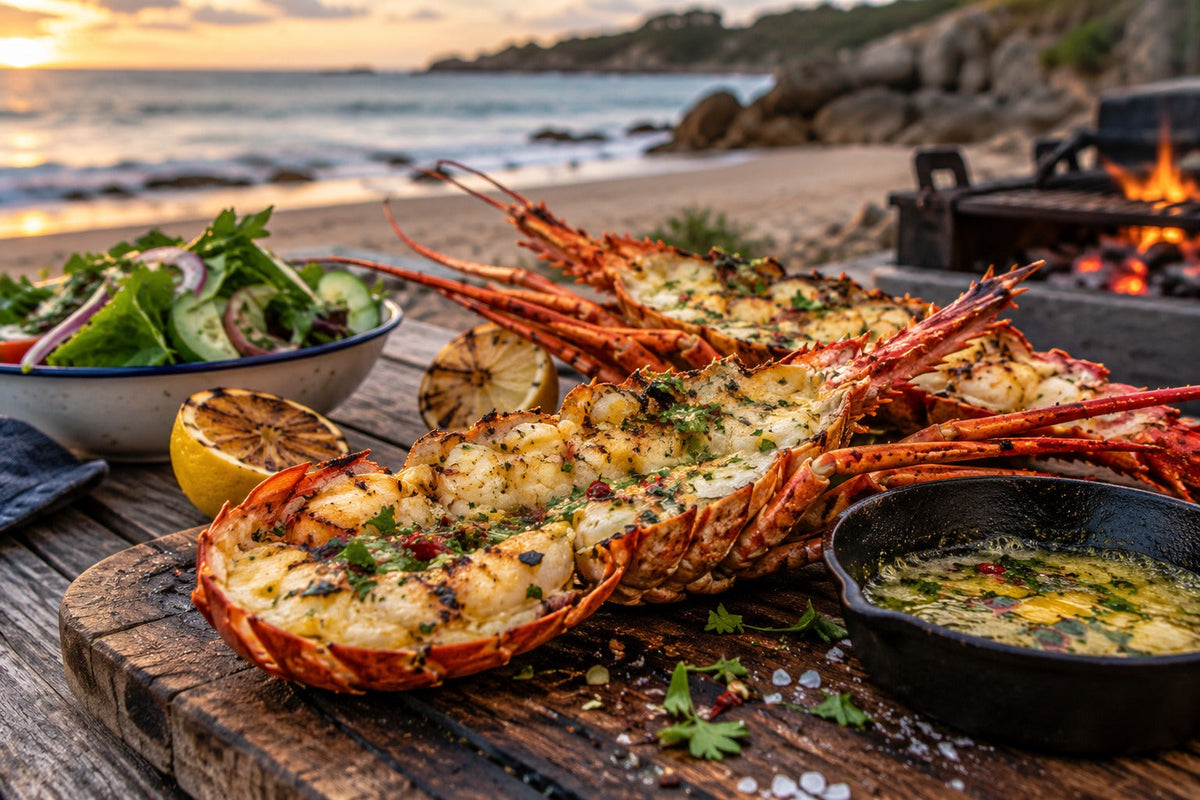Rock Lobster with Smoked Chilli Butter