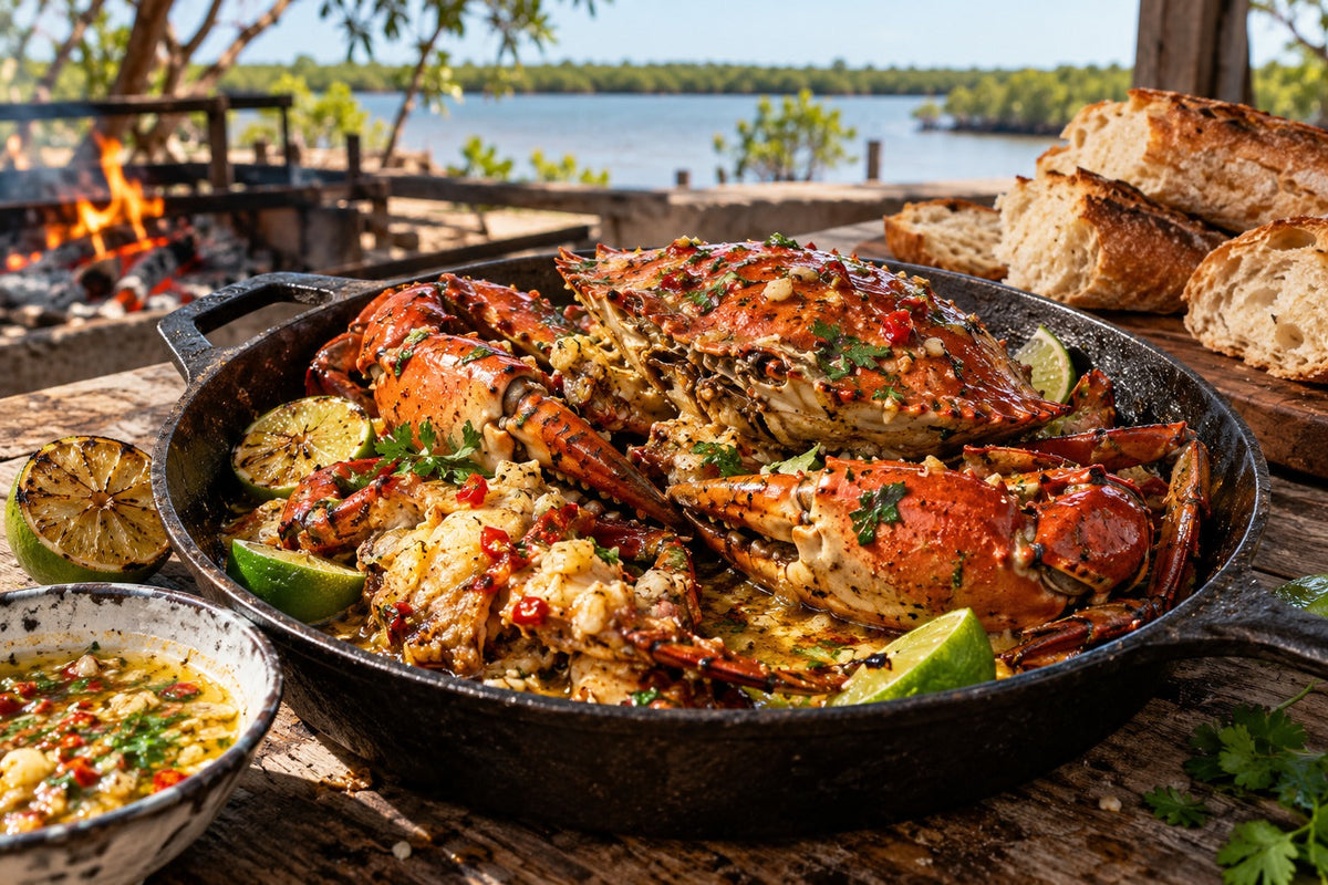 Mud Crab with Bonfire Chilli Butter