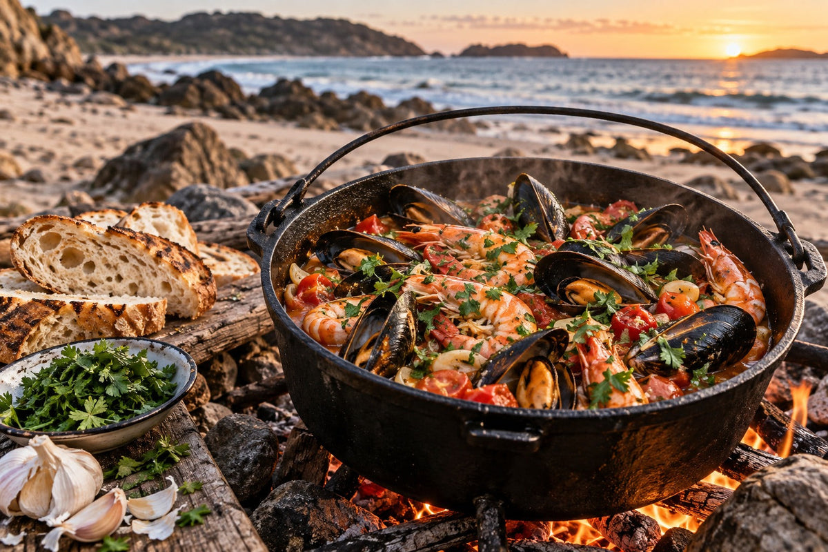 Wild Meat Mussel and Prawn Pot