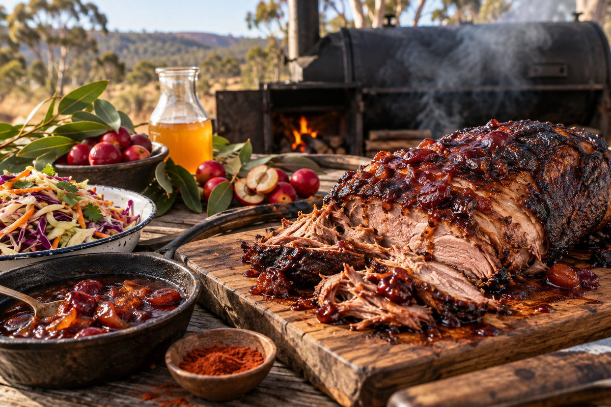 Quandong and Bonfire Wild Boar Glaze