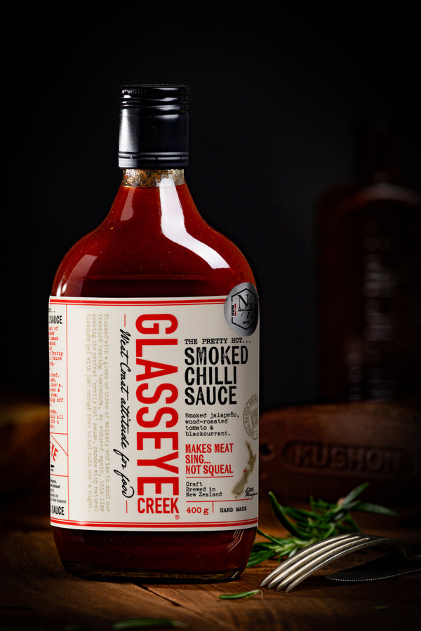 Smoked Chilli Sauce (Pretty Hot Sauce) - Glasseye Creek