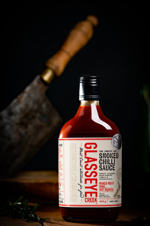 Smoked Chilli Sauce (Pretty Hot Sauce) - Glasseye Creek